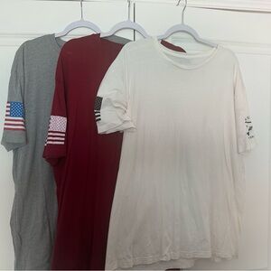 Grunt Style Short Sleeve Tees - Gray, Red, White 2xl